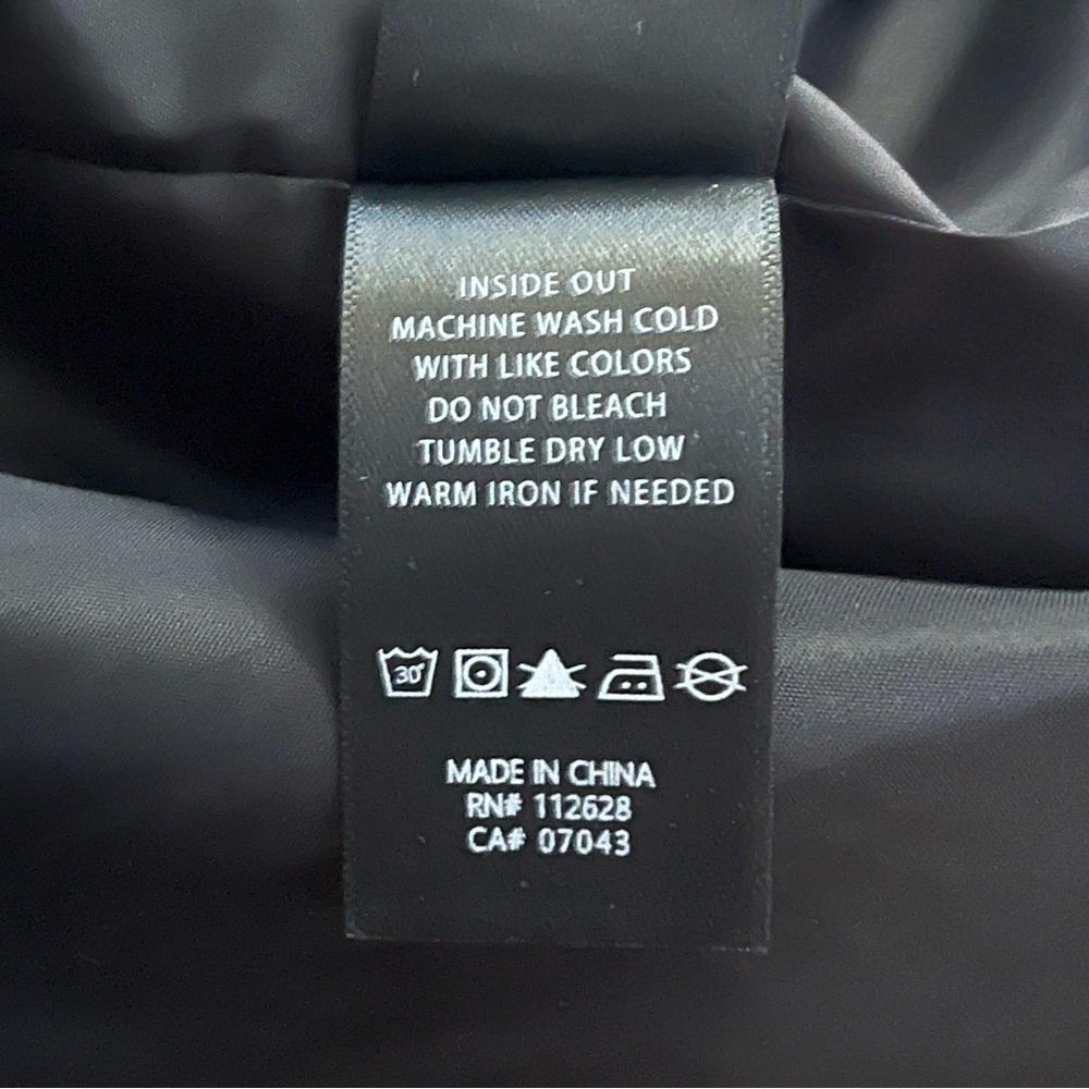 Max Jeans Black Lightweight Bomber Jacket Minimalist Unisex Size Large - Picture 10 of 10